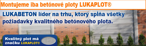 Betónové ploty LUKABETON